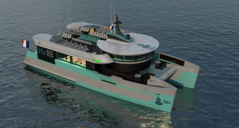 navire green navy