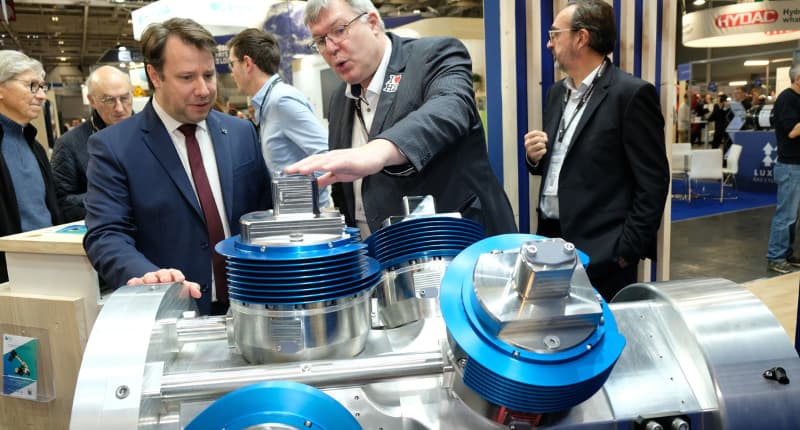 moteur ehm présenté lors d'HyVolution 2024